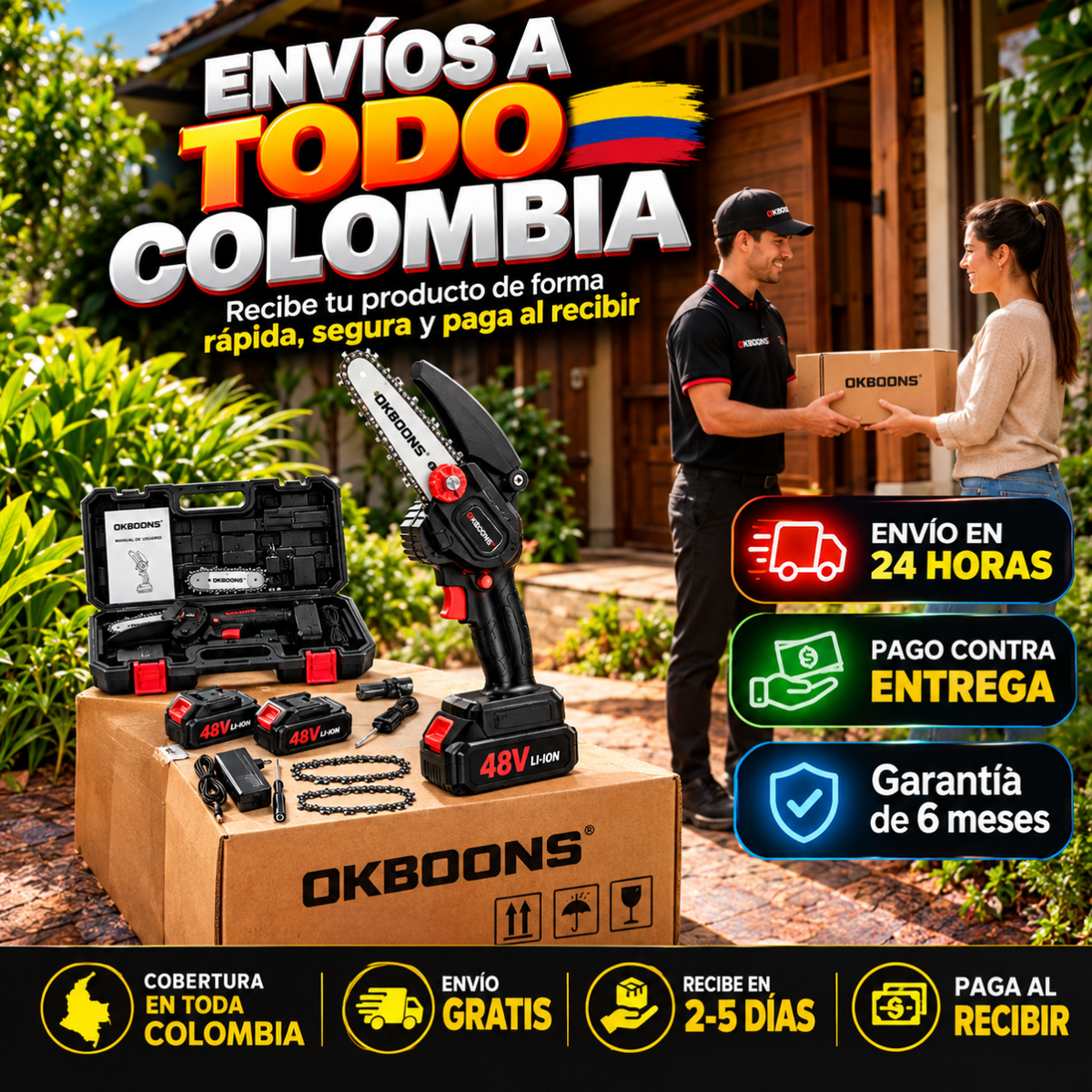 Mini Motosierra De Mano Portátil